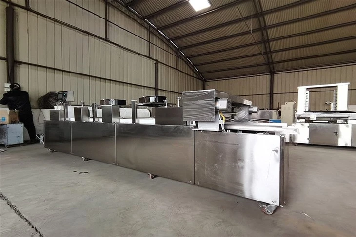 Protein Bar Flatting And Cutting Machine