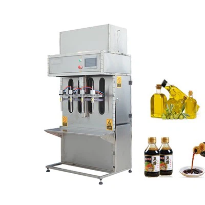 자동 4 헤드 액체 충전 기계